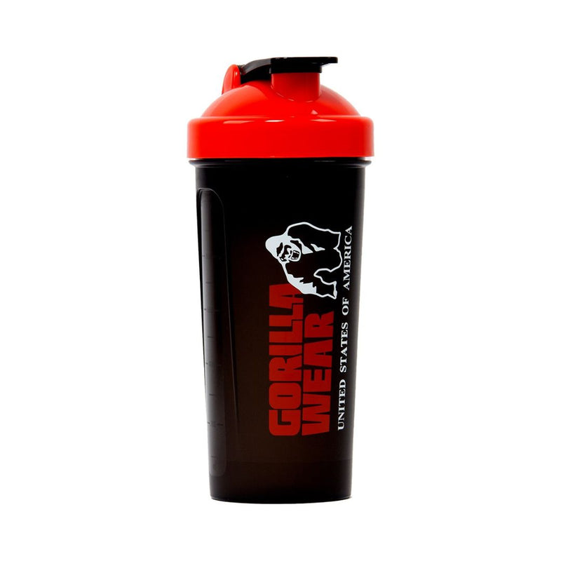 Shaker XXL Black/ Red, 1 litra-Shakeri-Gorilla Wear-Aminopörssi