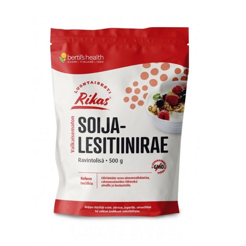 Reform Lecithin Soijalesitiinirae, 500 g-Soijalesitiinirae-Bertil’s Health-Aminopörssi