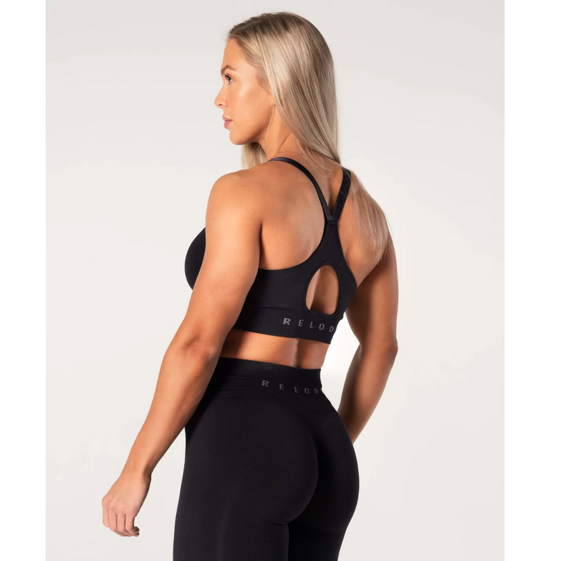 Prime Scrunch Top, black-Naisten urheiluliivit-Relode-XS-Aminopörssi