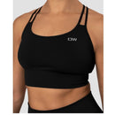 Ribbed Define Seamless Sports Bra Black-Naisten urheiluliivit-ICANIWILL-XS-Aminopörssi