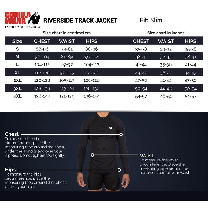 Riverside Track Jacket Black-Miesten takit-Gorilla Wear-S-Aminopörssi