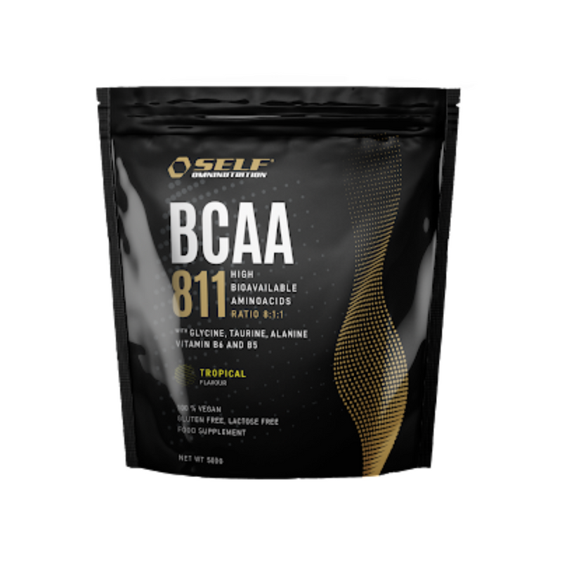 BCAA 811, 500 g-BCAA-SELF omninutrition-Cola-Aminopörssi