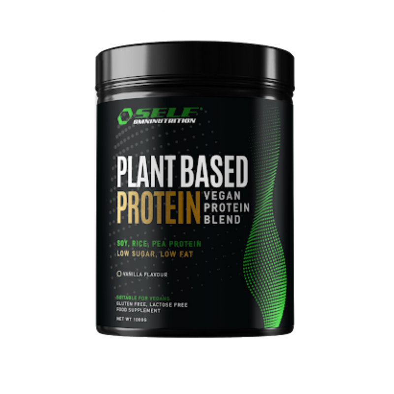 Plant Based Protein, 1 kg-Heraproteiinisekoitus-SELF omninutrition-Vanilla-Aminopörssi