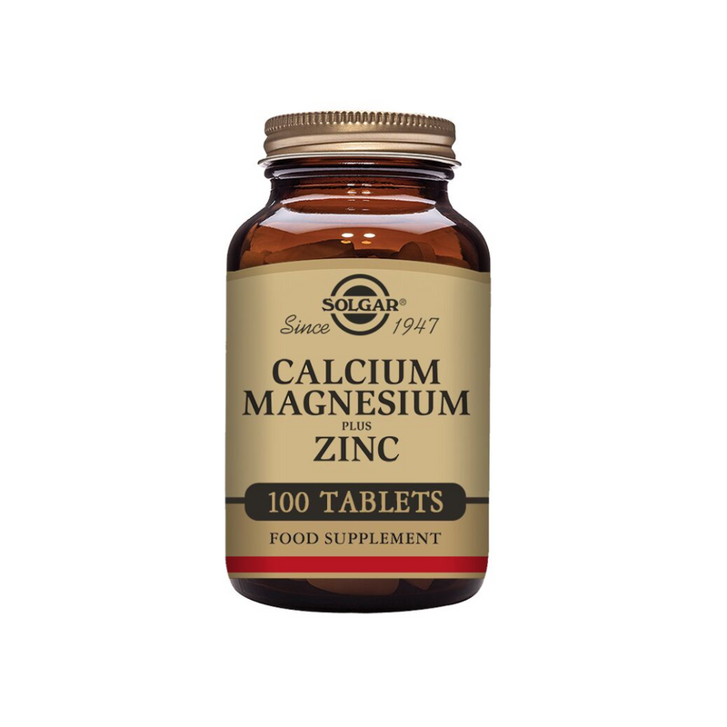 Calcium, Magnesium plus Zinc, 100tabl.-Kalsium-Solgar-Aminopörssi