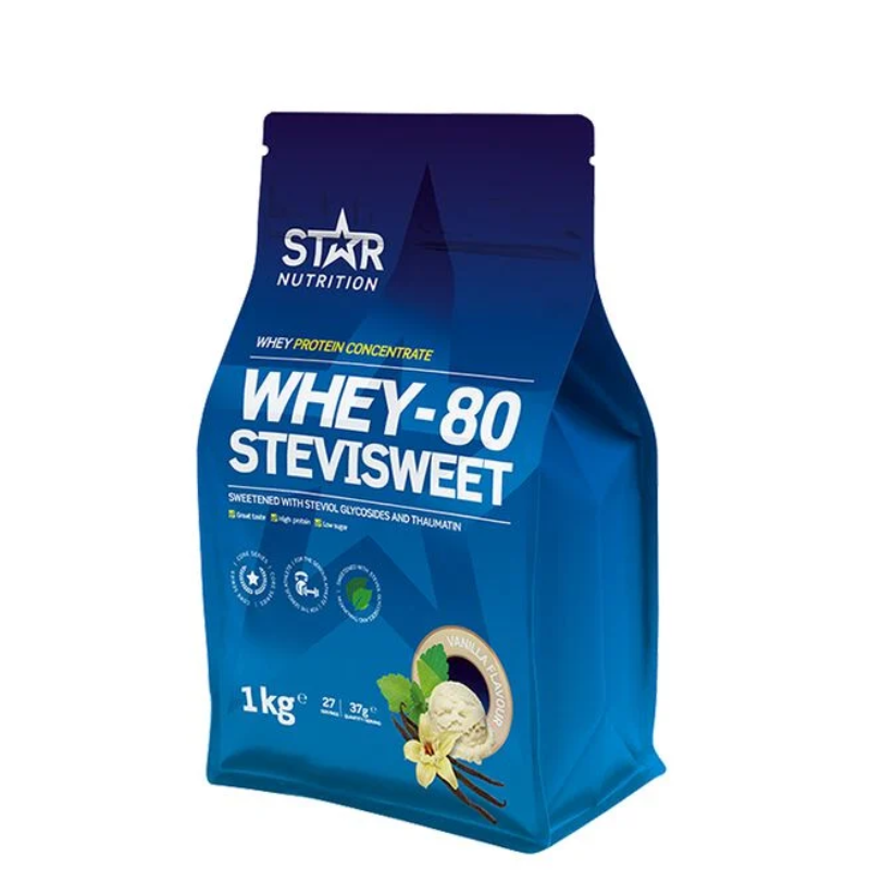 Whey-80® SteviSweet, 1kg-Herakonsentraatti-Star Nutrition-Chocolate-Aminopörssi