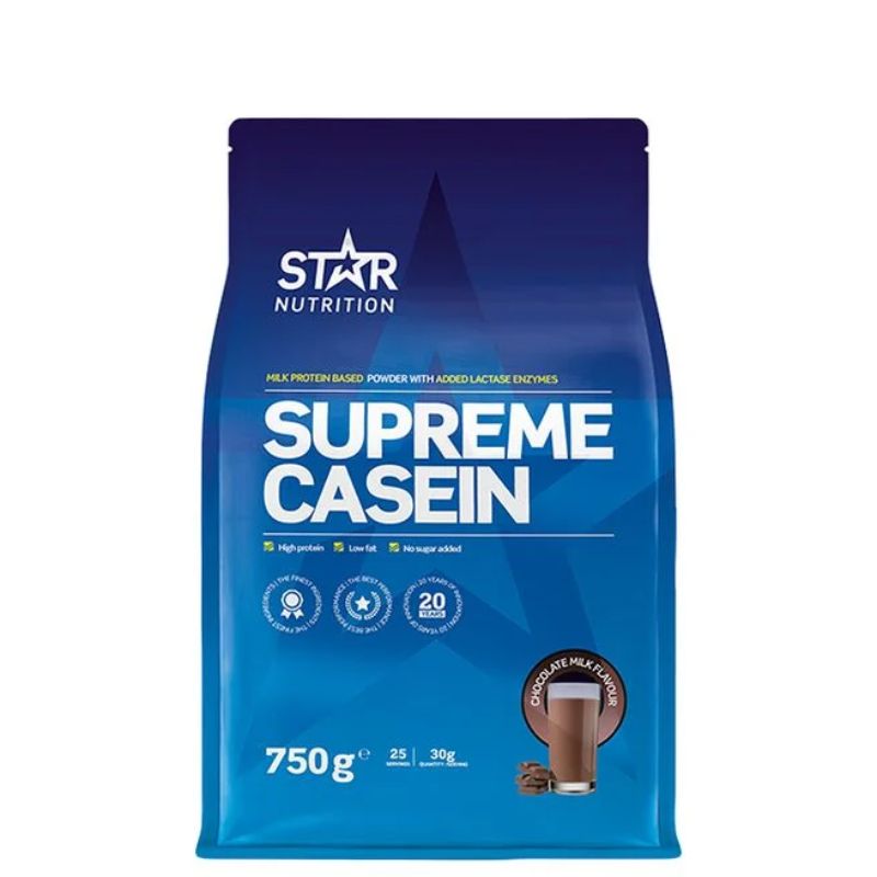 Supreme Casein, 750g-Kaseiini-Star Nutrition-Milk Chocolate-Aminopörssi