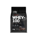 Whey-100®, 1kg-Heraisolaatti-Star Nutrition-Double Rich Chocolate-Aminopörssi