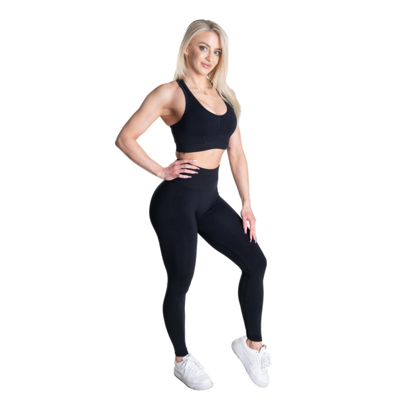 Scrunch Leggings, Black-Naisten trikoot ja leggingsit-Better Bodies-XS-Aminopörssi