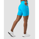 Scrunch V-shape pocket biker shorts, blue-Naisten trikoot ja leggingsit-ICANIWILL-XS-Aminopörssi