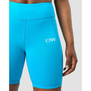 Scrunch V-shape pocket biker shorts, blue-Naisten trikoot ja leggingsit-ICANIWILL-XS-Aminopörssi