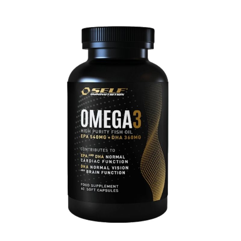 Omega-3, 60 kaps.-Kalaöljy-SELF omninutrition-Aminopörssi