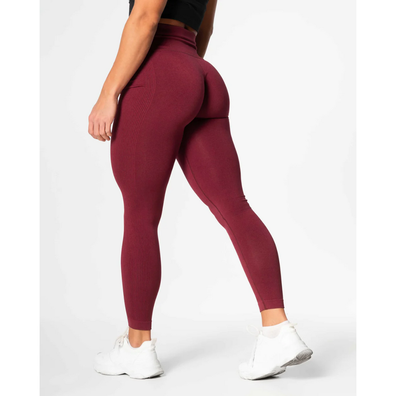 Slipstream Seamless Tights, Burgundy-Naisten trikoot ja leggingsit-Relode-XS-Aminopörssi