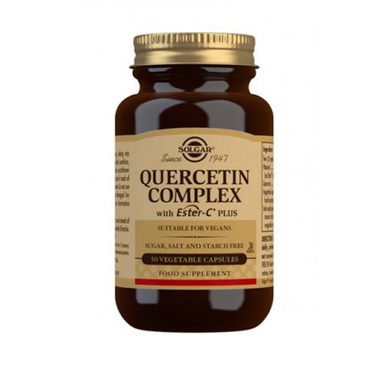 Quercetin (kversetiini) Complex, 50 kaps.-Yrtti ja kasvivalmisteet-Solgar-Aminopörssi