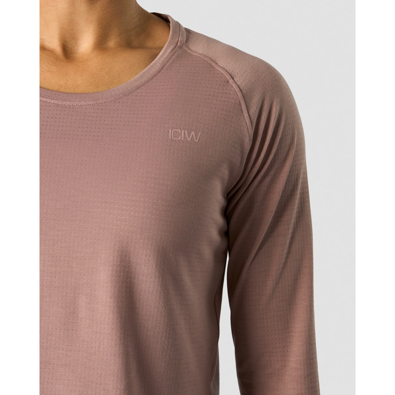 Stride Cropped Long Sleeve Wmn Mauve-Naisten lyhythihaiset ja topit-ICANIWILL-XS-Aminopörssi