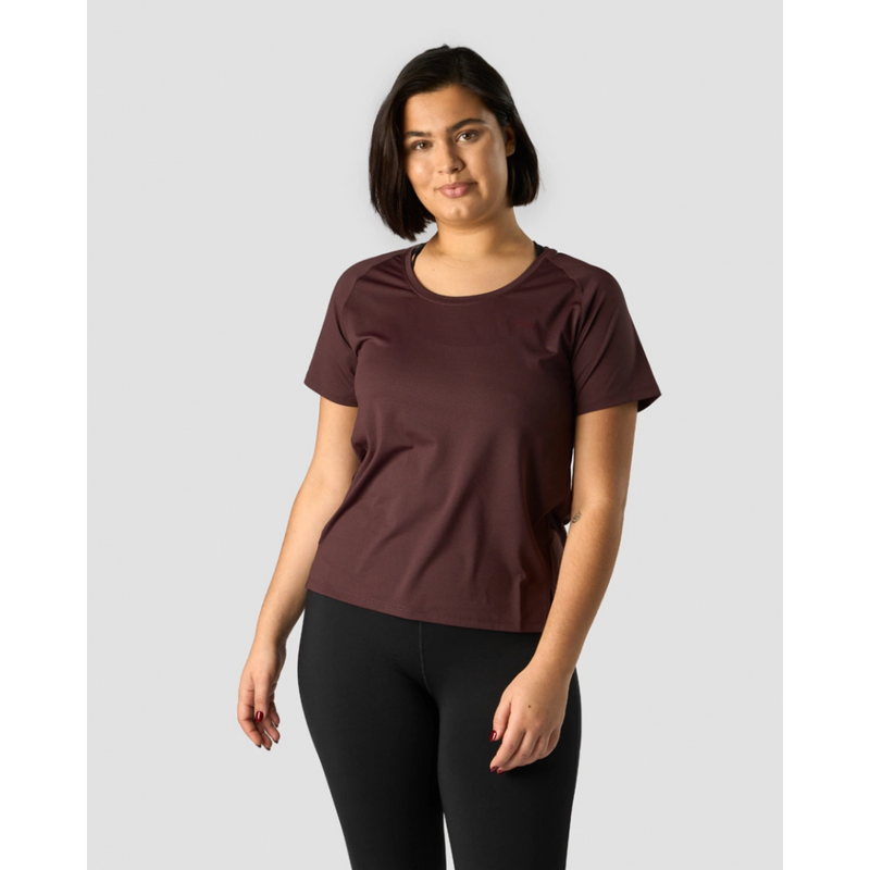 Stride T-shirt Wmn Burgundy-Naisten lyhythihaiset ja topit-ICANIWILL-XS-Aminopörssi