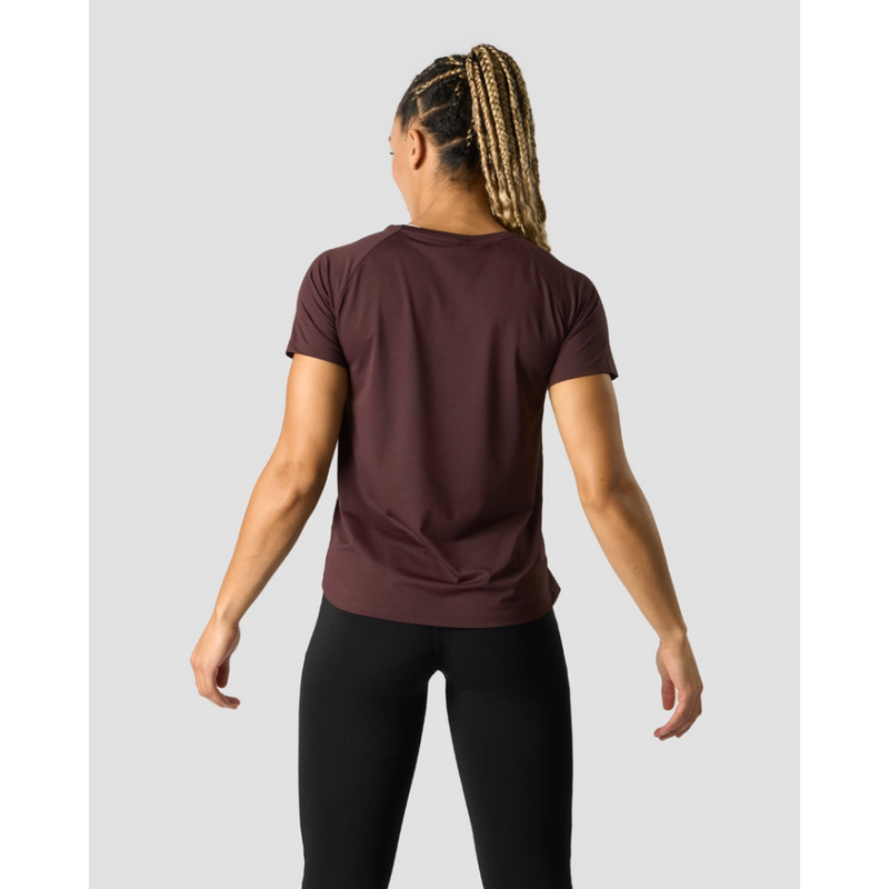 Stride T-shirt Wmn Burgundy-Naisten lyhythihaiset ja topit-ICANIWILL-XS-Aminopörssi