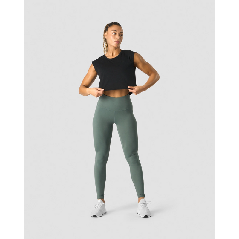 Stride Cropped Tank Wmn Black-Naisten lyhythihaiset ja topit-ICANIWILL-XS-Aminopörssi