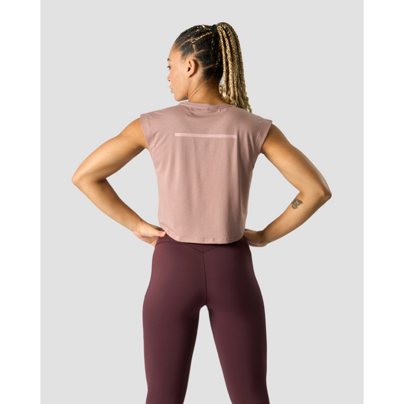 Stride Cropped Tank Wmn Mauve-Naisten lyhythihaiset ja topit-ICANIWILL-XS-Aminopörssi