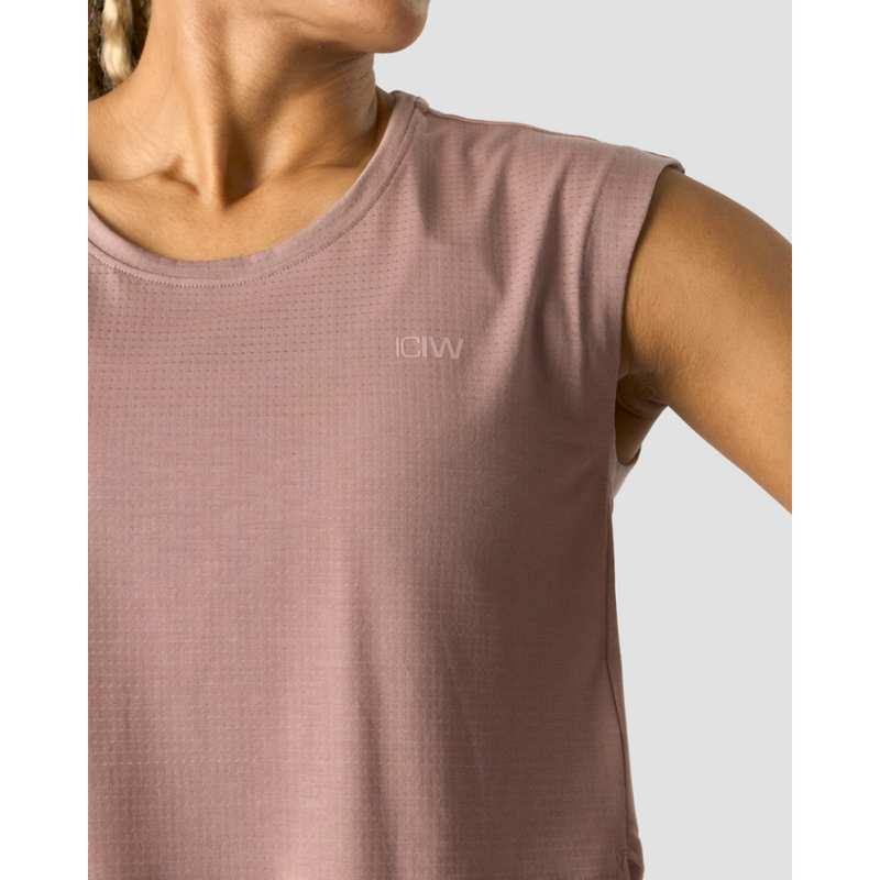 Stride Cropped Tank Wmn Mauve-Naisten lyhythihaiset ja topit-ICANIWILL-XS-Aminopörssi