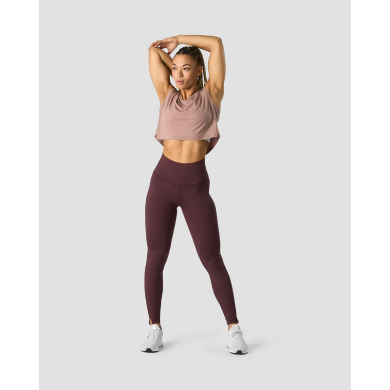 Stride Cropped Tank Wmn Mauve-Naisten lyhythihaiset ja topit-ICANIWILL-XS-Aminopörssi