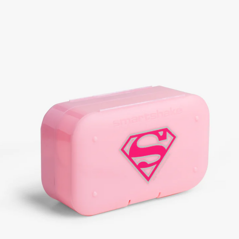 Pill Box Organizer, Supergirl-Rasiat ja mitat-SmartShake-Aminopörssi