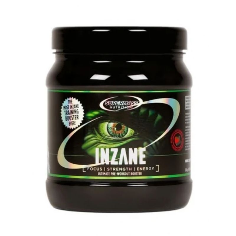 Inzane, 288 g-Ennen treeniä-Supermass Nutrition-Raspberry & liquorice-Aminopörssi