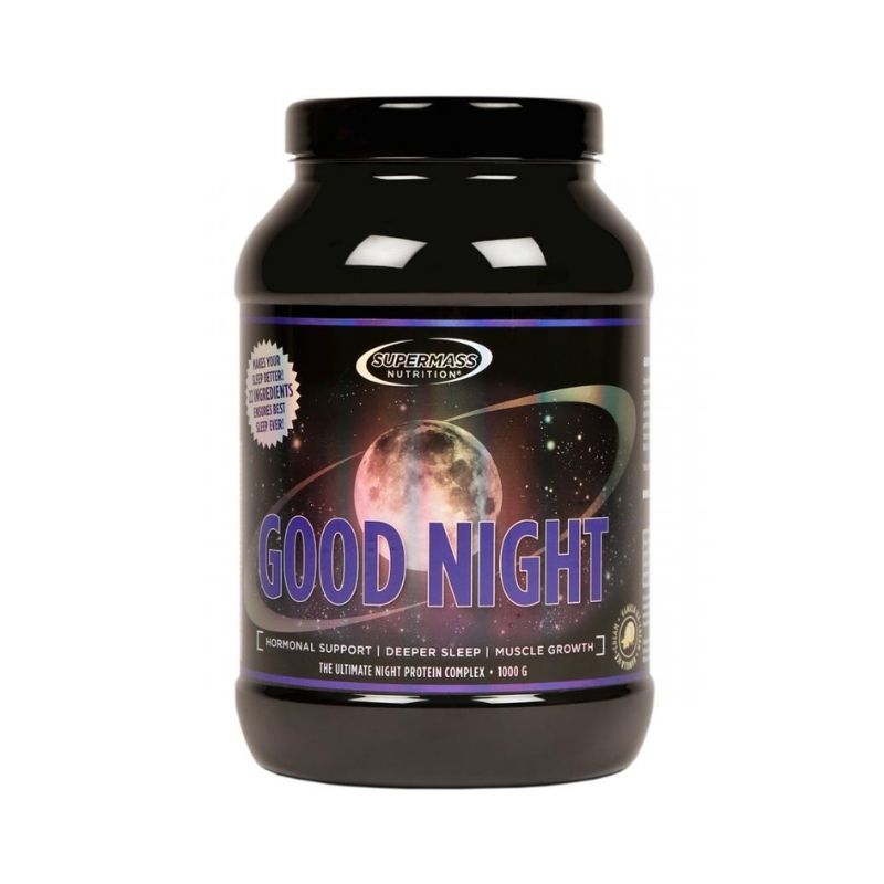 Good Night, 1kg-Yöproteiini-Supermass Nutrition-Vanilla Ice Cream-Aminopörssi