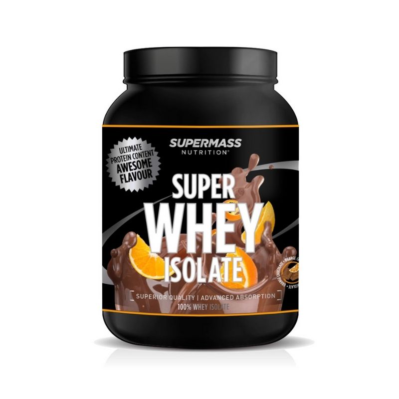 Super Whey Isolate, 1.3 kg-Heraproteiini-isolaatti-Supermass Nutrition-Orange Chocolate-Aminopörssi