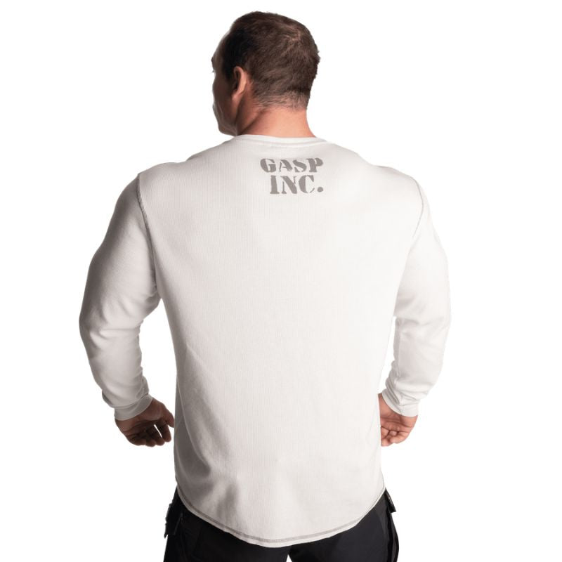 Thermal Gym Sweater, Off White-Miesten hupparit ja pitkähihaiset-GASP-M-Aminopörssi