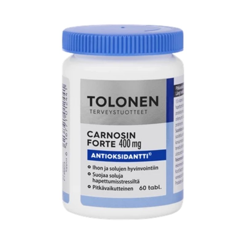 Carnosin Forte 400 mg, 60 tabl.-Karnosiini-Tri Tolonen-Aminopörssi