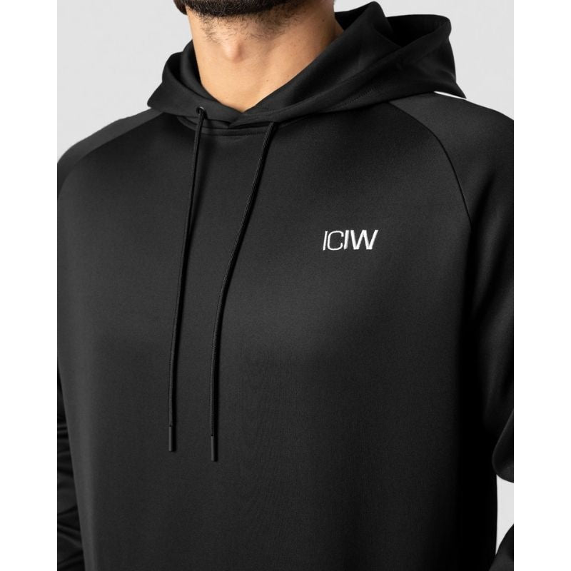 Track Hoodie Black Men-Miesten huppari-ICANIWILL-S-Aminopörssi