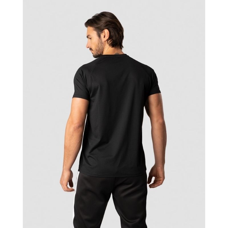 Training Mesh T-shirt v2 Black-Miesten T-paita-ICANIWILL-S-Aminopörssi