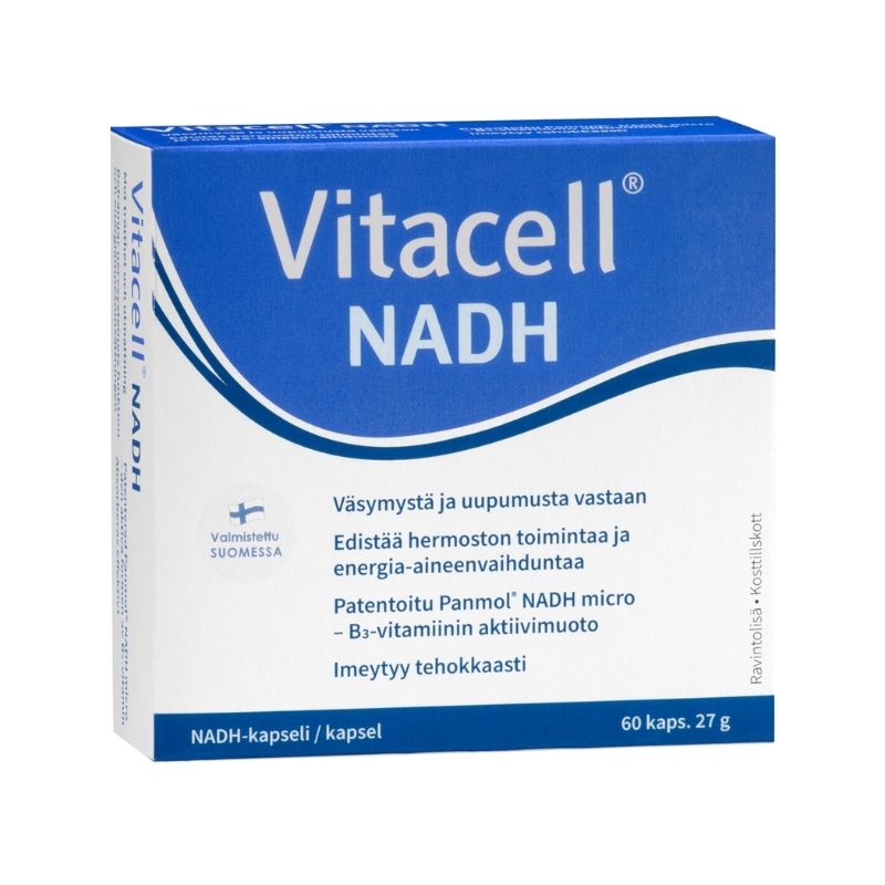 Vitacell® NADH, 60 kaps.-B-vitamiini-Hankintatukku-Aminopörssi