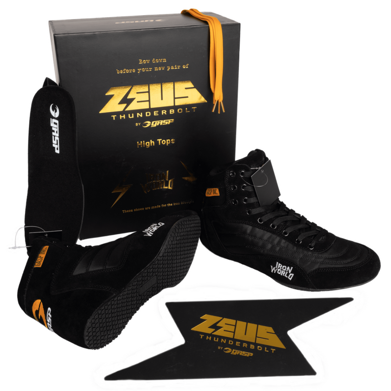 Zeus Thunderbolt Hi-Tops, Black-Kengät-GASP-41-Aminopörssi