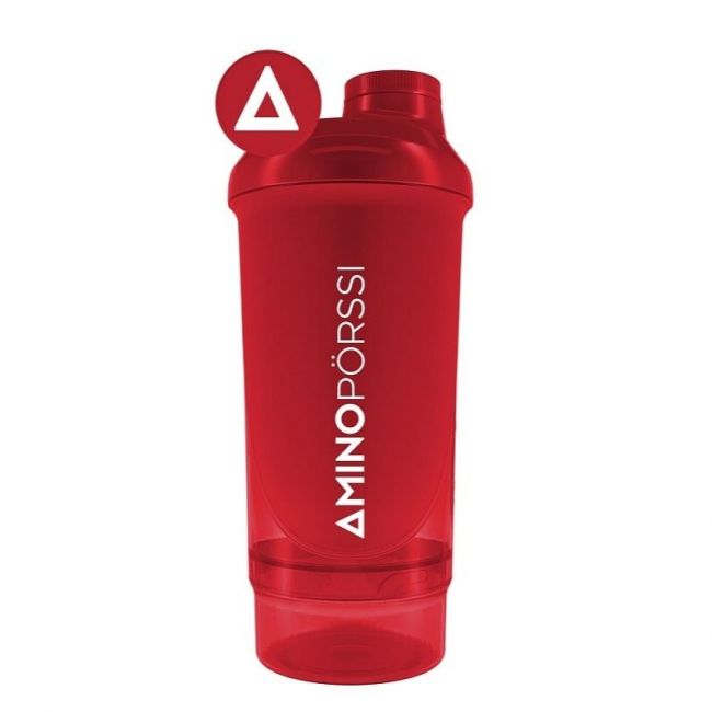 Aminopörssi Shaker, 650 ml punainen-Shakeri-Aminopörssi Nutrition-Punainen-Aminopörssi