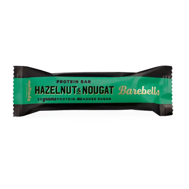 Protein Bar, 55 g-Proteiinipatukka-Barebells-Hazelnut-Nougat-Aminopörssi