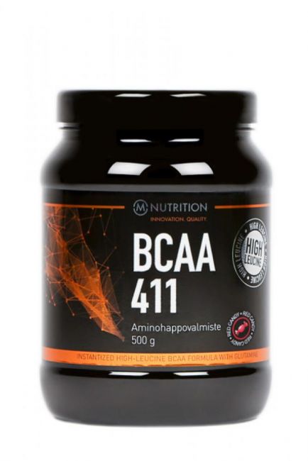 BCAA 411-M-Nutrition-Persikka-Aminopörssi