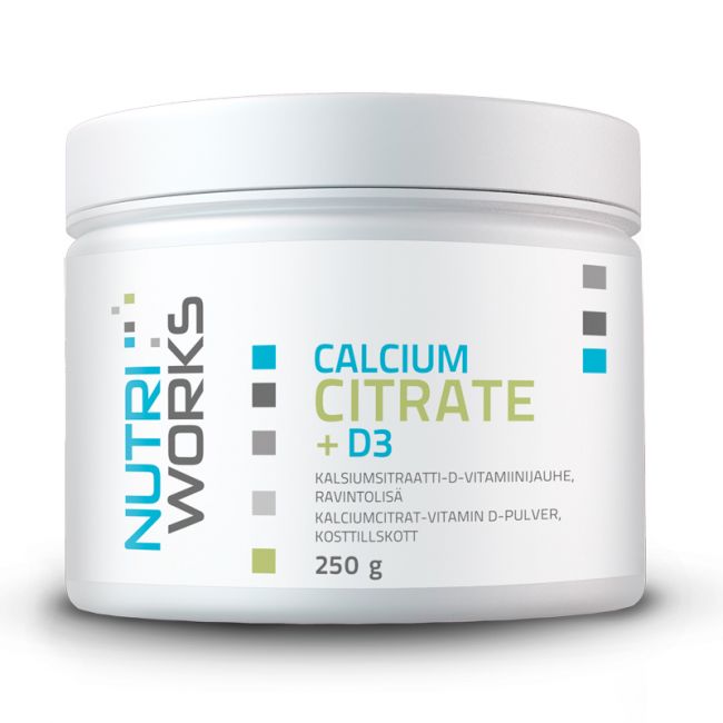 Calcium Citrate + D3-Nutri Works-Aminopörssi