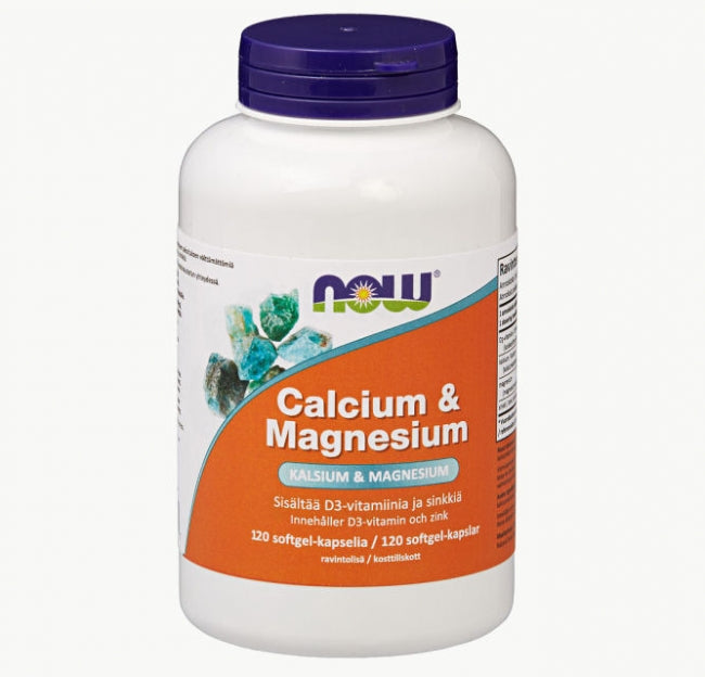 Calsium & Magnesium-NOW® Foods-Aminopörssi
