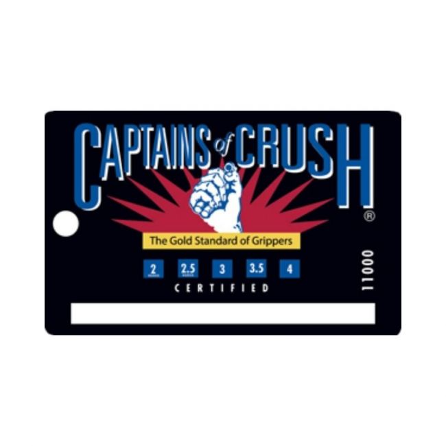 Captains of Crush Grippers ID Card-IronMind-Aminopörssi