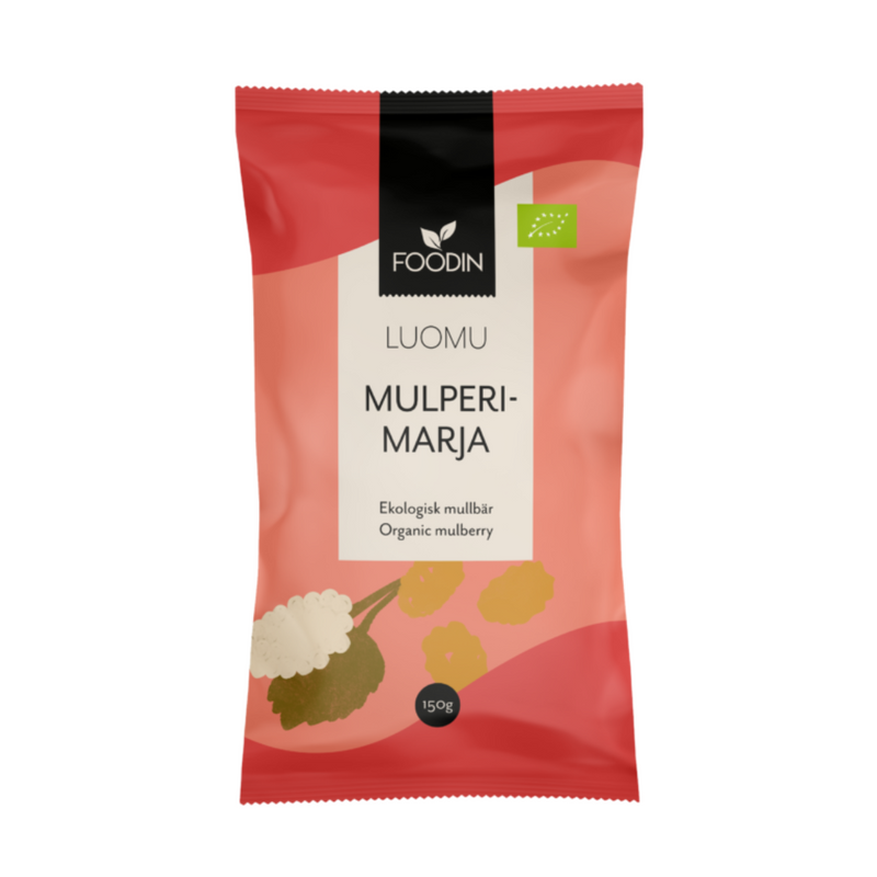 Mulperi-marja luomu, 150 g-Kuivahedelmä-Foodin-Aminopörssi