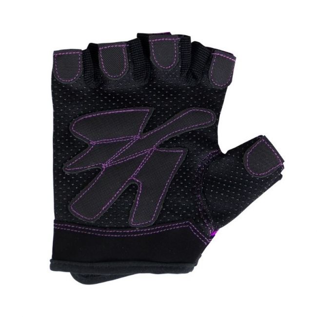 Women's Fitness Gloves, musta/violetti-Gorilla Wear-S-Aminopörssi