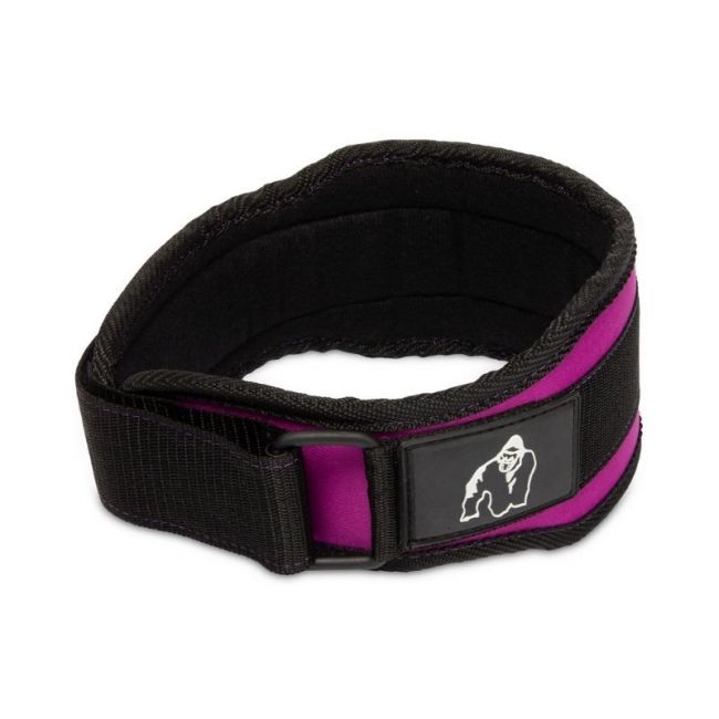 Women's Lifting Belt, musta/violetti-Gorilla Wear-S-Aminopörssi