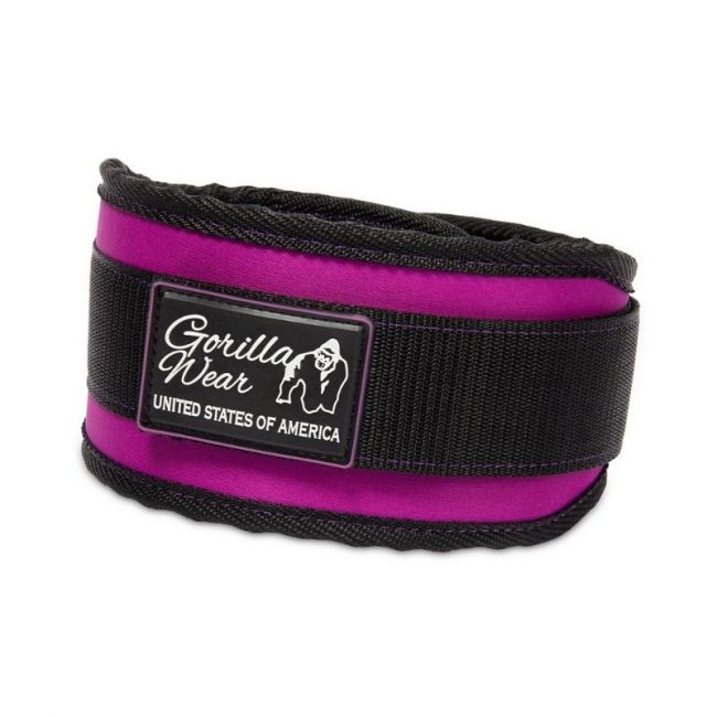 Women's Lifting Belt, musta/violetti-Gorilla Wear-S-Aminopörssi