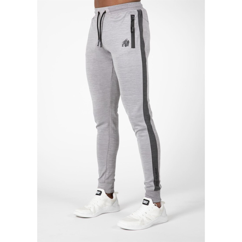 Sullivan Track Pants, Gray-Miesten housut-Gorilla Wear-S-Aminopörssi