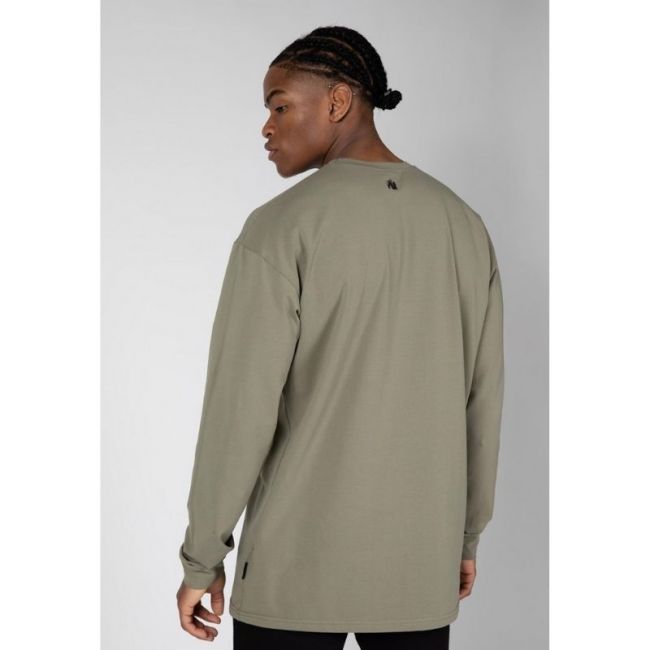 Boise Oversized Long Sleeve, Army Green-Gorilla Wear-S-Aminopörssi