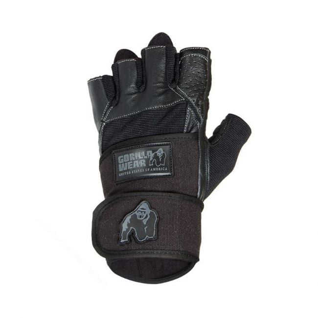 Dallas Wrist Wrap Gloves, musta-Gorilla Wear-S-Aminopörssi