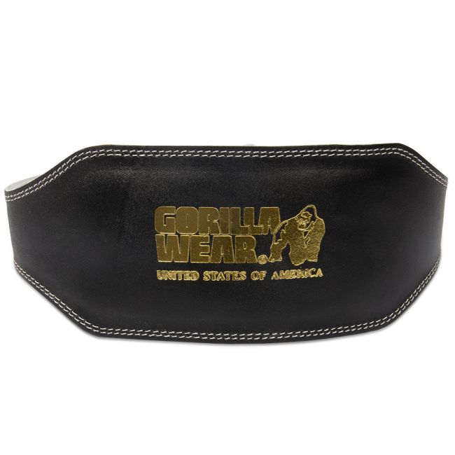 Full Leather padded belt, musta-Gorilla Wear-S/M-Aminopörssi