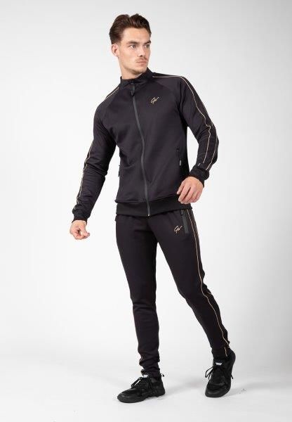 Wenden Track Jacket, musta/kulta-Gorilla Wear-S-Aminopörssi