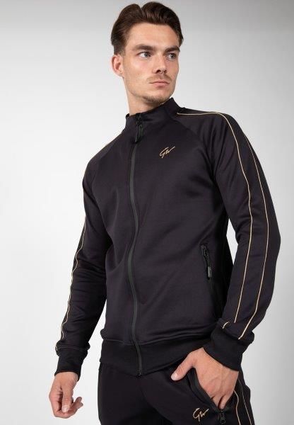 Wenden Track Jacket, musta/kulta-Gorilla Wear-S-Aminopörssi